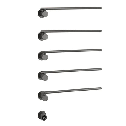 Smart Heated Towel Rack,Bathroom Towel Warmer with Timer, Adjustable Temperature, Rotating Bars,Towel Dryer,Bathroom Towel Rail