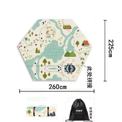 Camping Mat Outdoor Portable Ultra-Light Waterproof Picnic Blanket