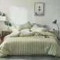 DecorBites™ Japanese Style Cotton Printed 4Pcs Bedding Set with Double-Sided Design