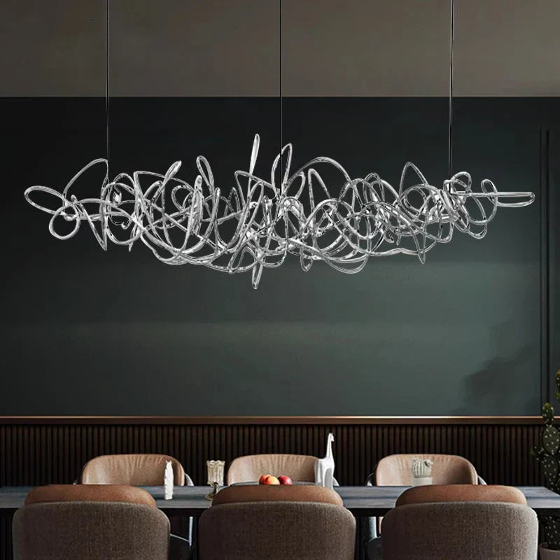 DecorBites™ LED Pendant Chandeliers for Modern Living & Dining Room Lighting