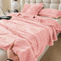 DecorBites™ Luxe Chiffon Butterfly Jacquard Throw: Soft & Cozy Blanket for Couch or Bed