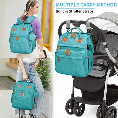 Baby Diaper Bags with Changing Station, Waterproof Large Capacity
