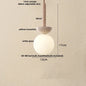 DecorBites™ LED Knob Switch Pendant Lamp Yellow Travertine Copper Wabi Sabi Hanging Lights