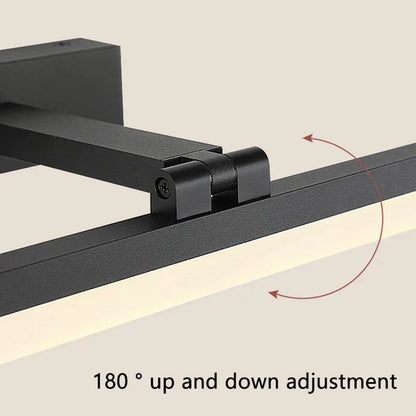 DecorBites™ LED Bathroom Vanity Light Gold Silver Black 40-90cm 220V