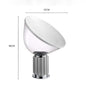 DecorBites™ Glass Radar Shade LED Desk Lamp for Bedroom & Living Room Lighting