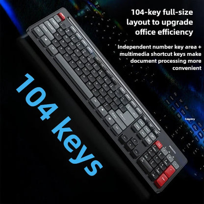 Wireless keyboard and mouse set, mechanical touch keyboard and mouse universal set, desktop computer laptop e-sports specific