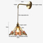 DecorBites™ LED Butterfly Glass Wall Lamp Sconce with Pull Chain Switch
