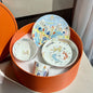 DecorBites™ Kids Bone China Tableware Set, Dinner Plates and Bowl, Birthday Gift