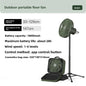 Outdoor camping fan Multi-person camping  self-driving Large air volume Long battery life Portable storage Foldable floor fan