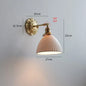 DecorBites™ Green Glass LED Wall Lamp with Copper Base for Bedroom Living Room
