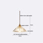 DecorBites™ Japanese Style LED Pendant Lamp Copper Glass Hanging Light Fixtures