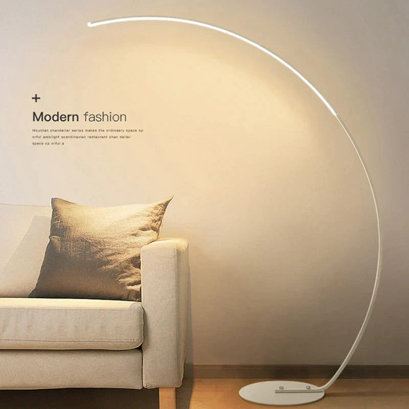 DecorBites™ LED Art Floor Lamp Dimmable Remote RGB Living Room Bedroom Decor