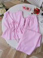 Solid Cami Wide Leg Pants Set | Tie Waist Loose Fit | Summer Two Piece Casual Outfit