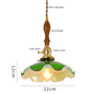 DecorBites™ Green Glass LED Pendant Light for Home, Restaurant, Bar, and Loft Style Decor.