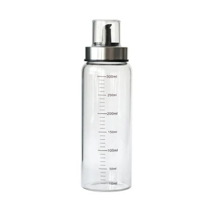 DecorBites™ Leak Proof Glass Condiment Bottle Set, 150/300/450ml