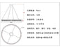 DecorBites™ LED Chandelier: Modern, Acrylic, Round Rings Hanging Lamp for Dining Room and Kitchen