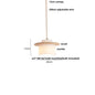 DecorBites™ LED Pendant Lamp Adjustable Wire Globe Hanging Light Fixtures