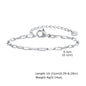 1/2/3pcs Chain Bracelet for, Stainless Steel Twisted Rope Cuban Chain