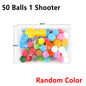 10-100pcs Cat Plush Ball Shooting Gun Funny Cat Toys Interactive