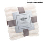 New Double Sided Warm Blanket Skin-Friendly Warm Conditioning Quilt Solid Color Breathable Striped Blankets