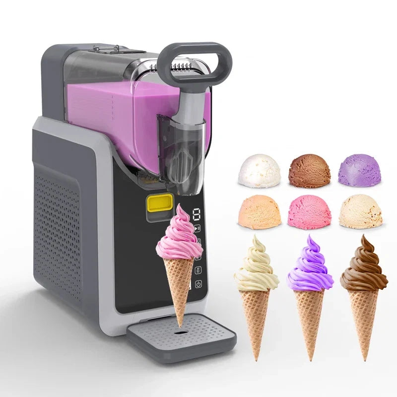 Snow Melting Machine Small Household Cold Drink Slush Machine Smoothie Beverage Machine Milkshake Shaved Ice Full Set