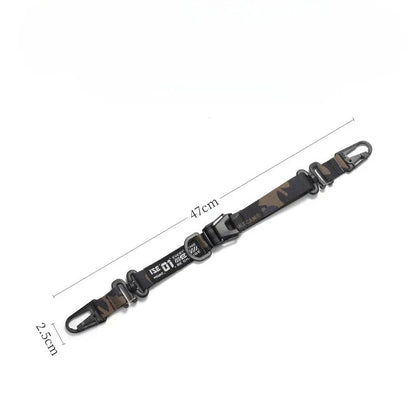 Outdoor Camping Multifunctional Hanging Strap Tactical Molle Storage Bag Shoulder Strap Durable Carabiner Clips for TravelHiking