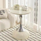 small apartment European wrought iron corner table balcony mobile coffee table bedroom bedside small round table sofa edge table