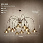 DecorBites™ Industrial Pendant Lamp for Living Room Dining Bar Cafe Loft Retro Chandelier