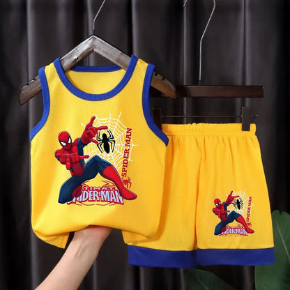 Summer Breathable Comfy Mesh Boys Basketball Clothes Sets Kids Casual
