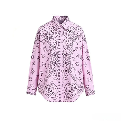 Bohemia Colorful Printing T-Shirt Pant Women 2 Piece Set Loose