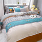 DecorBites™ Lattice Plant Geometric Pattern Bedding Set with Sheet Pillows