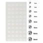 58pcs Non Piercing Lip Nails Sticker Selfadhesive Waterproof Reusable