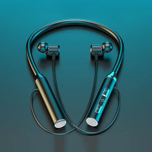 Wireless Headphones Bluetooth 5.0 Neckband Earphones Silicone Hifi 9D Stereo Sports Headset Halter Waterproof Magnetic Earbuds