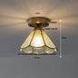 DecorBites™ Glass LED Ceiling Lamp Iron Base Nordic Modern Simple Design