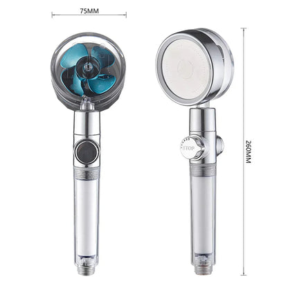 DecorBites™ High Pressure Shower Head with 360° Rotation & Water Saving Nozzle