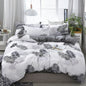 DecorBites™ Lattice Plant Geometric Pattern Bedding Set with Sheet Pillows