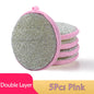 5/10/20pcs Double Side Dishwashing Sponge Dish Washing Brush Pan Pot