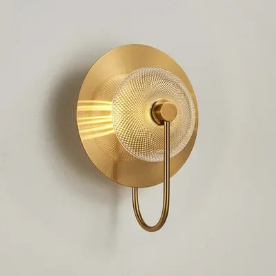 DecorBites™ Green Glass Gold Wall Sconce Nordic Lighting Fixture for Living Room Bedroom