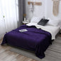 Lamb wool flannel blanket Nordic light luxury style quilt blanket Double layer thickened blanket