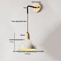 DecorBites™ Japanese Style LED Wall Light Cement Bedside Lamp with Pull Chain Switch