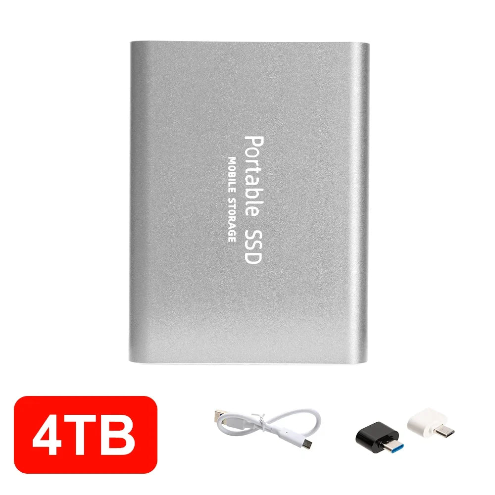 4TB Mini External Solid State Drive Portable SSD 8TB Hard Drive Small