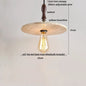 DecorBites™ LED Knob Switch Pendant Lamp Yellow Travertine Copper Wabi Sabi Hanging Lights
