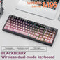 M96 Bluetooth Keyboard Wireless FREEWOLF Screen Gaming Keyboard Electronic Screen Multi-Device Connection Ergonomics Gaming