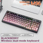 M96 Bluetooth Keyboard Wireless FREEWOLF Screen Gaming Keyboard Electronic Screen Multi-Device Connection Ergonomics Gaming