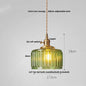DecorBites™ Green Flower Glass Pendant Light - Modern Kitchen Bar Restaurant Hanging Lamp