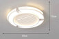 DecorBites™ Kids Bedroom Bladeless Ceiling Fan with Remote Control and Light