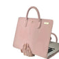 Laptop Handbag Pink Laptop Bag PU Fashion Laptop Sleeve Breathable Top-Handle Computer Protective Case for Girl