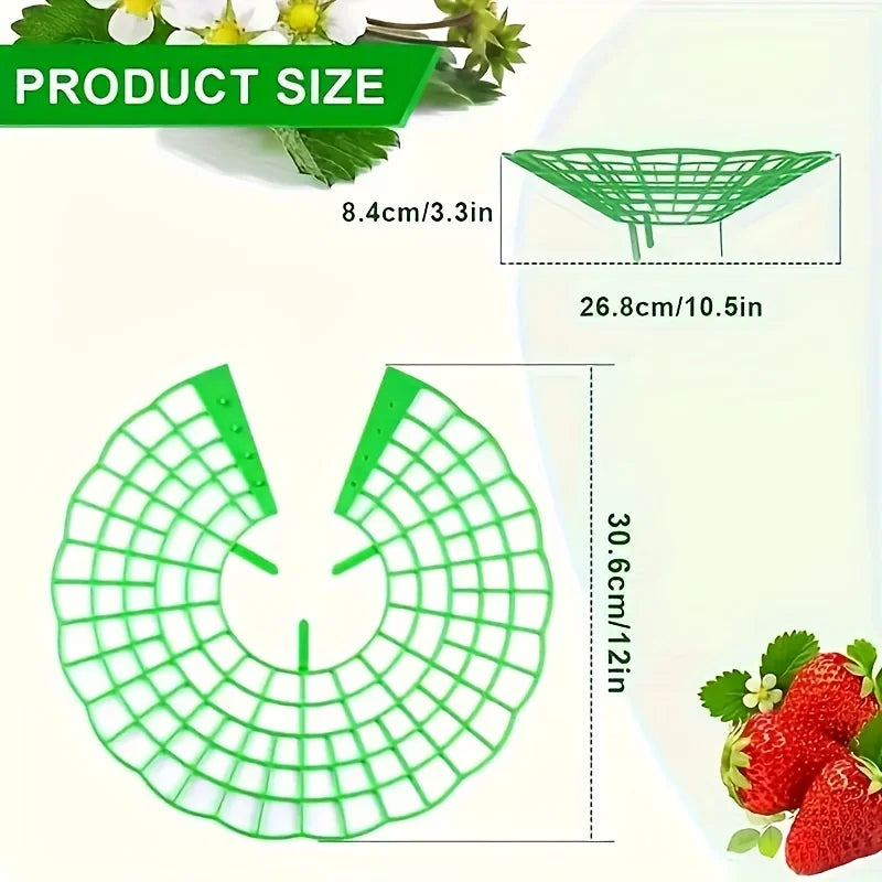 10pcs Green Strawberry Planting Racks, Watermelon Support Frames, 3-Legged Plant Protector, Easy Assembly plant accessories