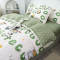 DecorBites™ Lattice Plant Geometric Pattern Bedding Set with Sheet Pillows