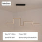 DecorBites™ LED Ceiling Chandelier Dimmable for Dining Room Kitchen Bar Pendant Lamp